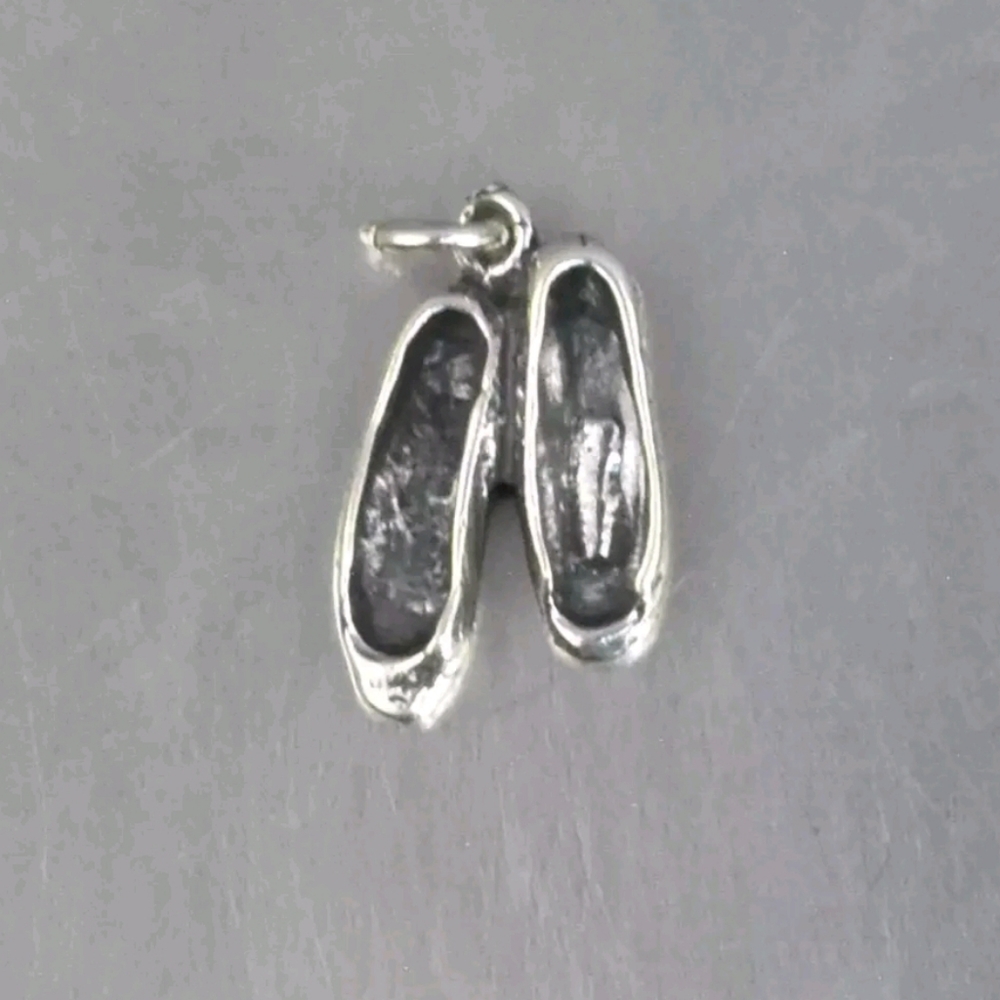 Ballerina slippers sterling silver